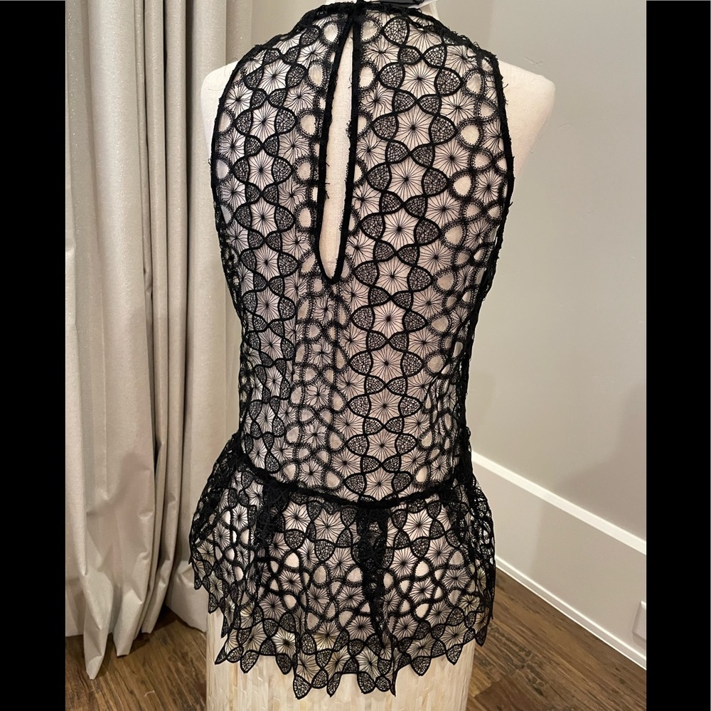 BRAND NEW W/TAGS GORGEOUS BLACK LACE ZARA SLEEVELESS TOP! 😍 - Picture 8 of 10